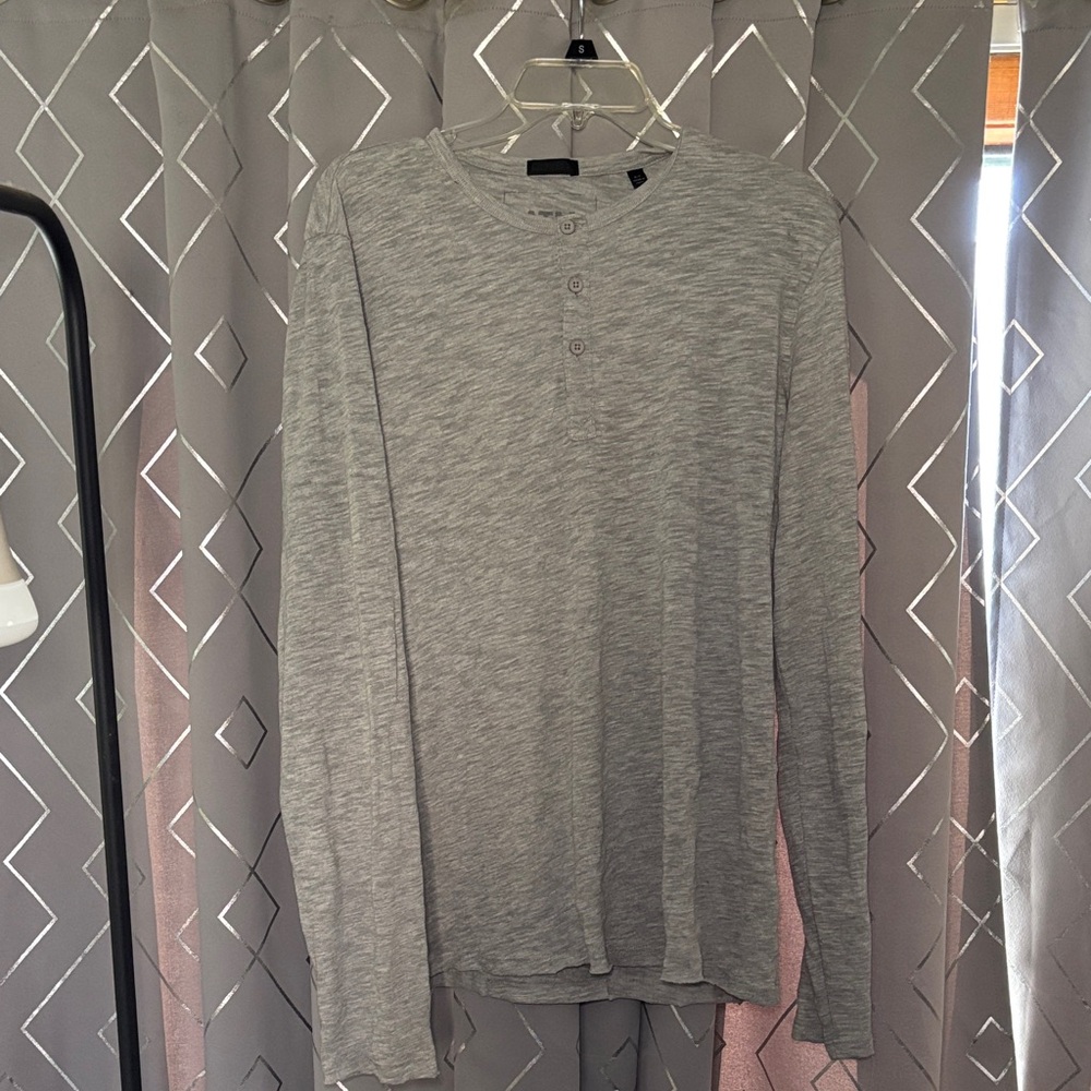 ATM Gray Long Sleeve Men's Top NWOT